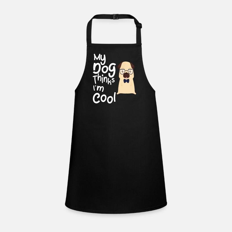 My dog thinks I'm cool Children's Apron