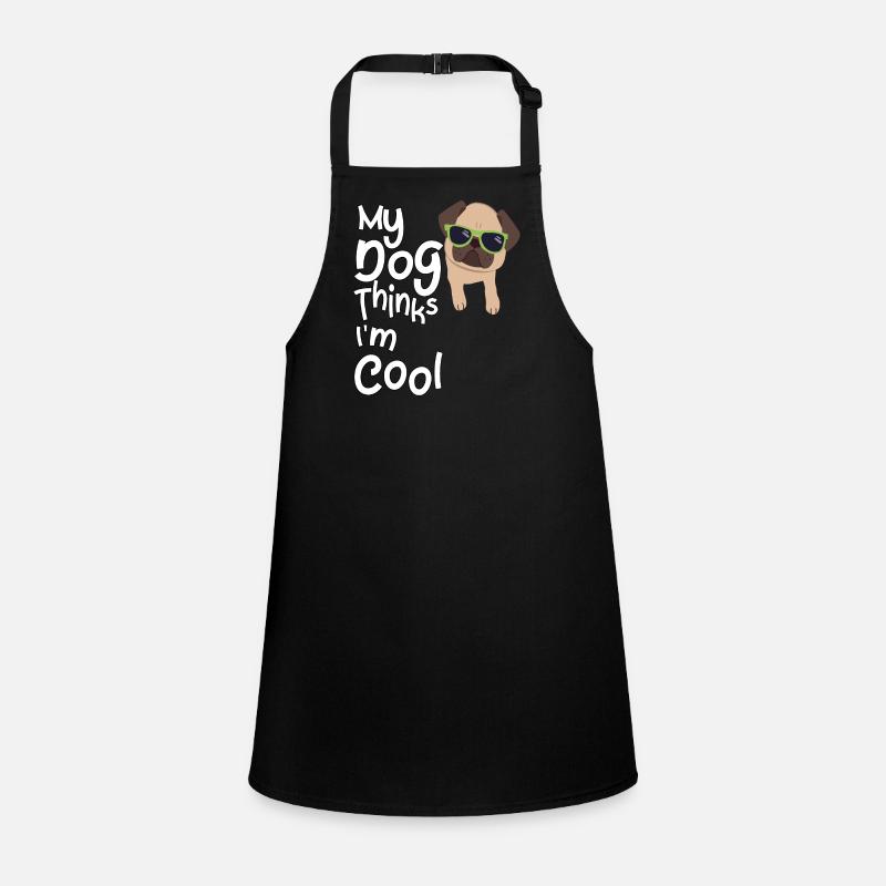 My dog thinks I'm cool Children's Apron