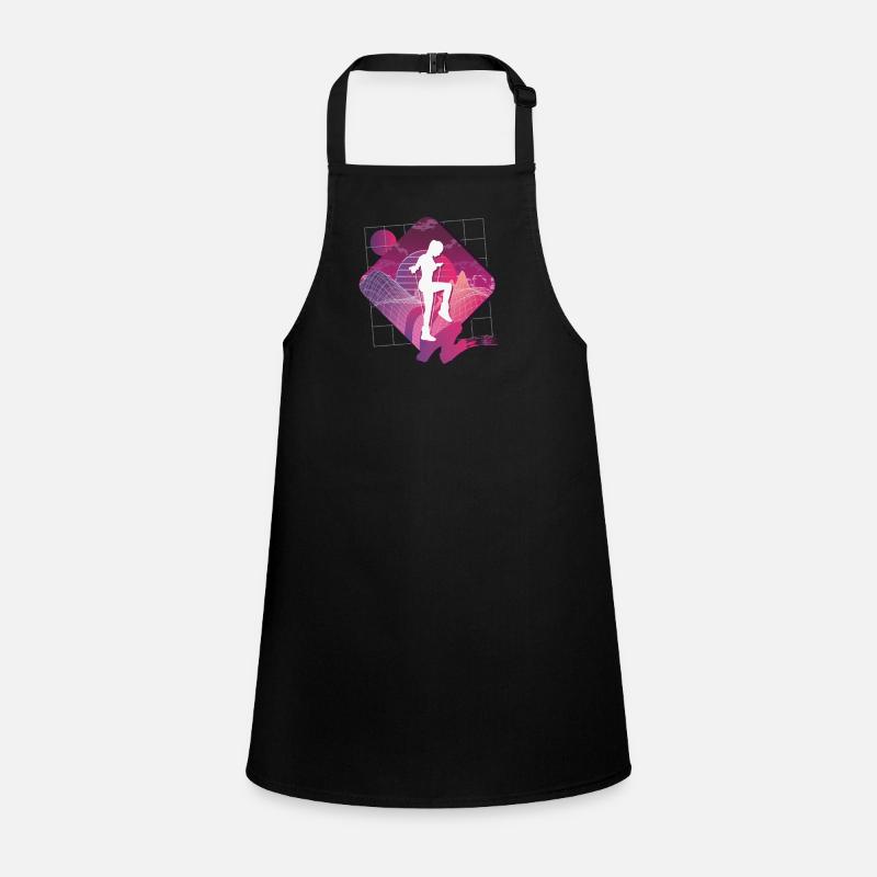 Vaporwave Rope Jumping Children's Apron