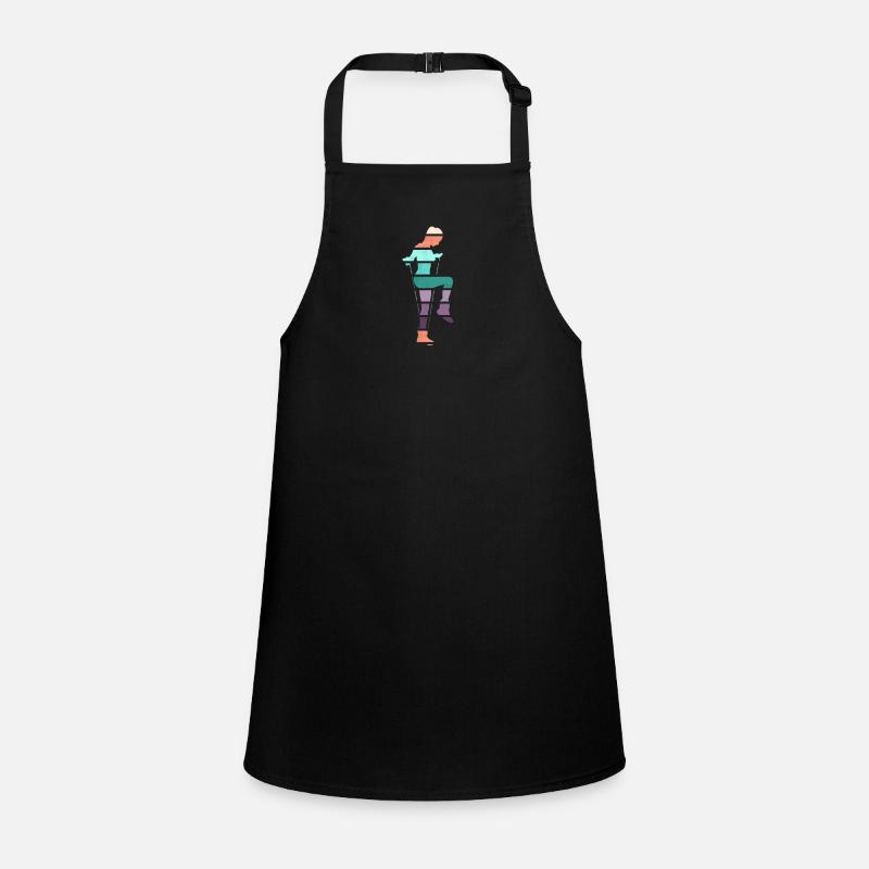 Retro Rope Jumping Children's Apron