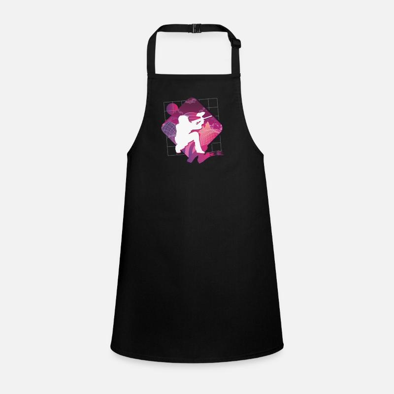 Vaporwave Paintball Schürze für Kinder