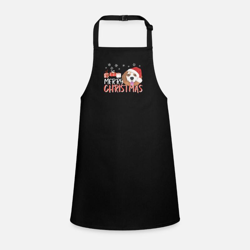 Beagle Merry Christmas Children's Apron
