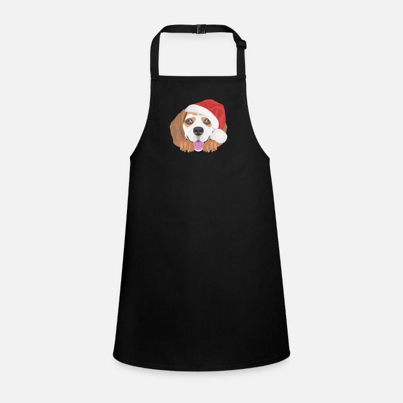 Beagle Merry Christmas Children's Apron