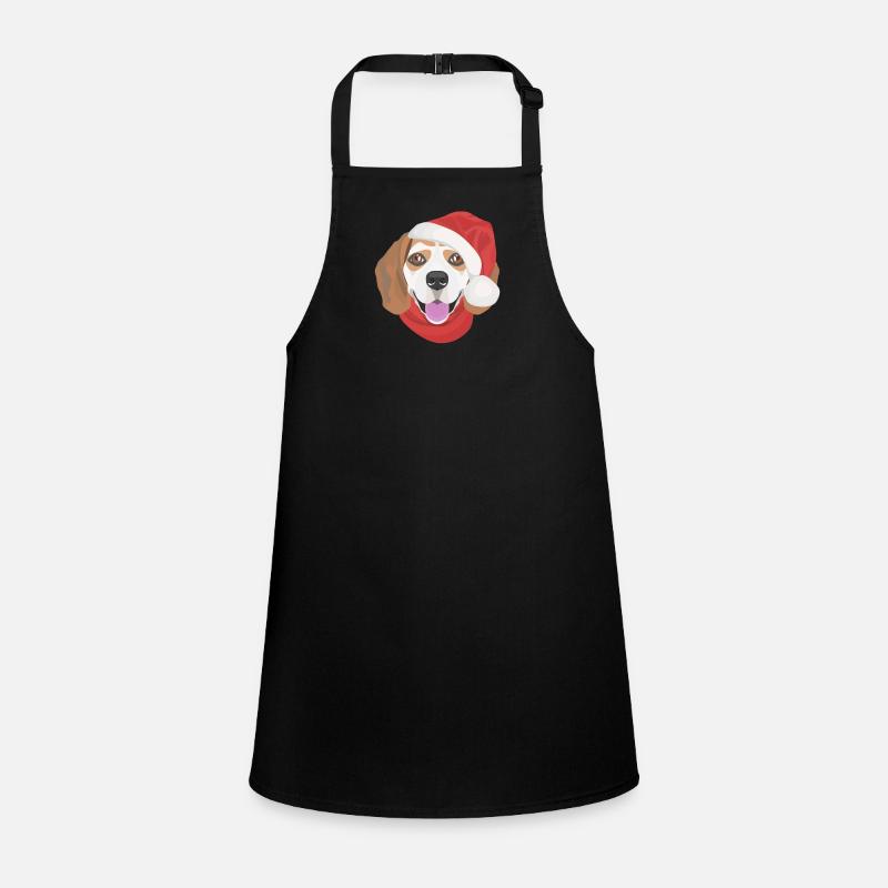 Beagle Merry Christmas Children's Apron