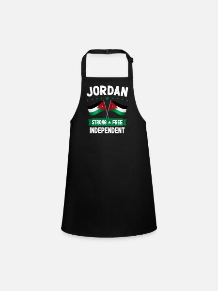 Jordanie - Tablier Enfant - noir - Devant