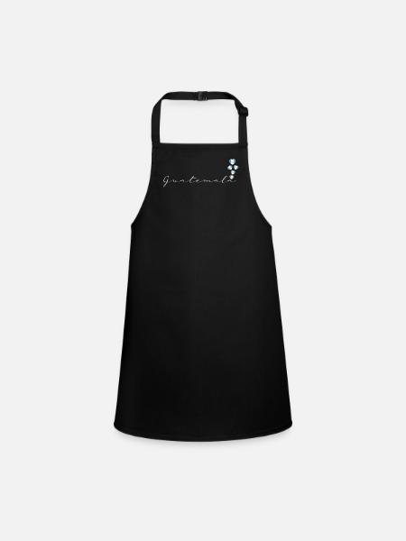 Guatemala - Children's Apron - black - Front