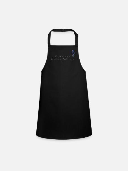 Turks and Caicos Islands - Children's Apron - black - Front