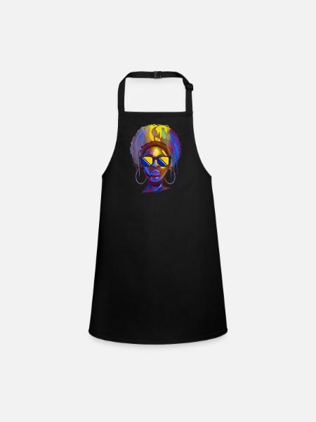 Bosnia and Herzegovina - Children's Apron - black - Front