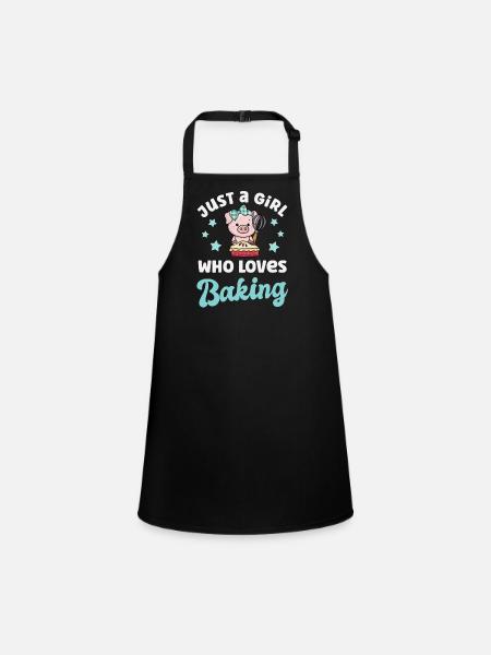 Boulanger de cuisson - Tablier Enfant - noir - Devant