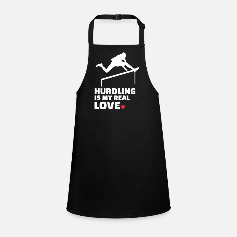 I love hurdles Children's Apron