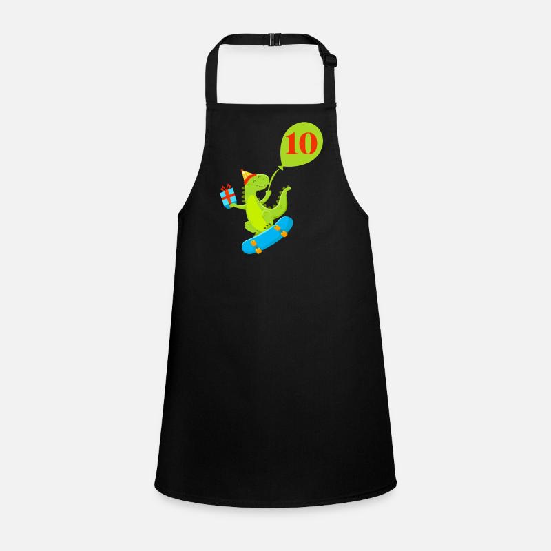 10e anniversaire dinosaure mignon Tablier Enfant