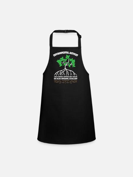 Mangroves Activist - Children's Apron - black - Front