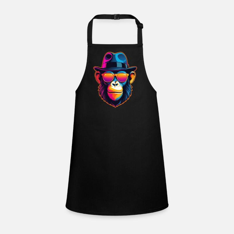 Neon Monkey Children's Apron