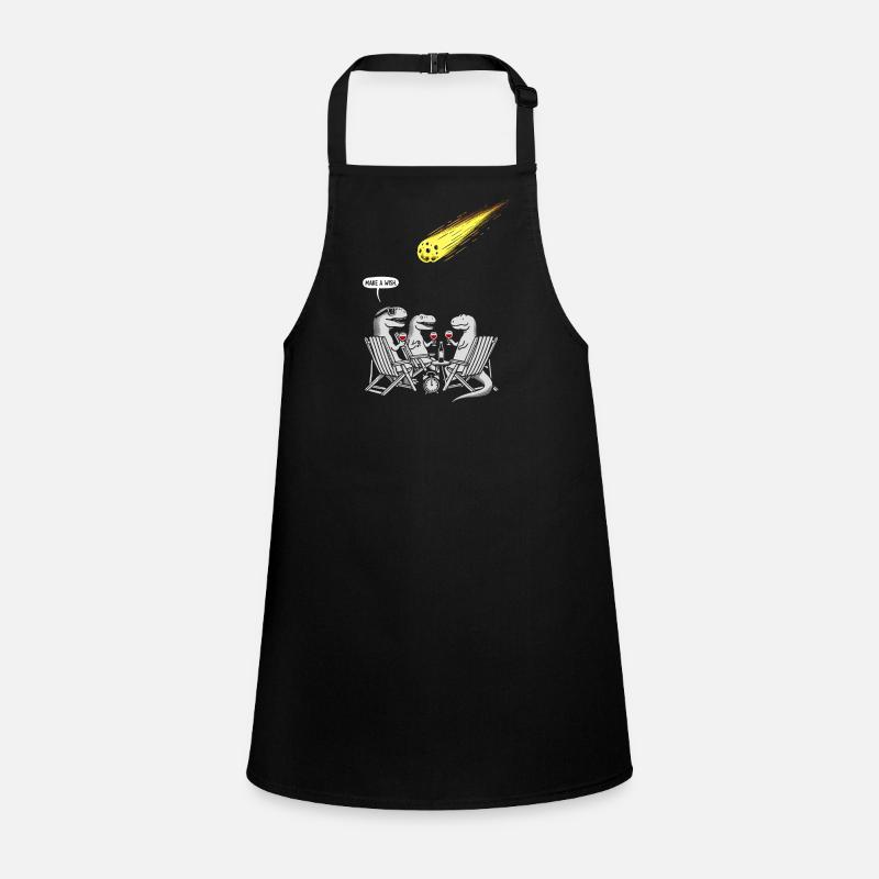 Dinosaur Dinner Party with Shooting Comet Children's Apron