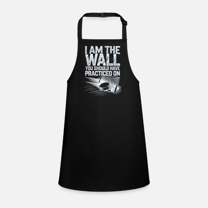 Perfect statement for hockey goalies Children's Apron