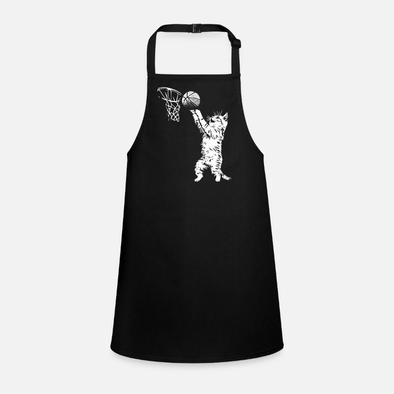 Cat Basketball Dunking Children's Apron