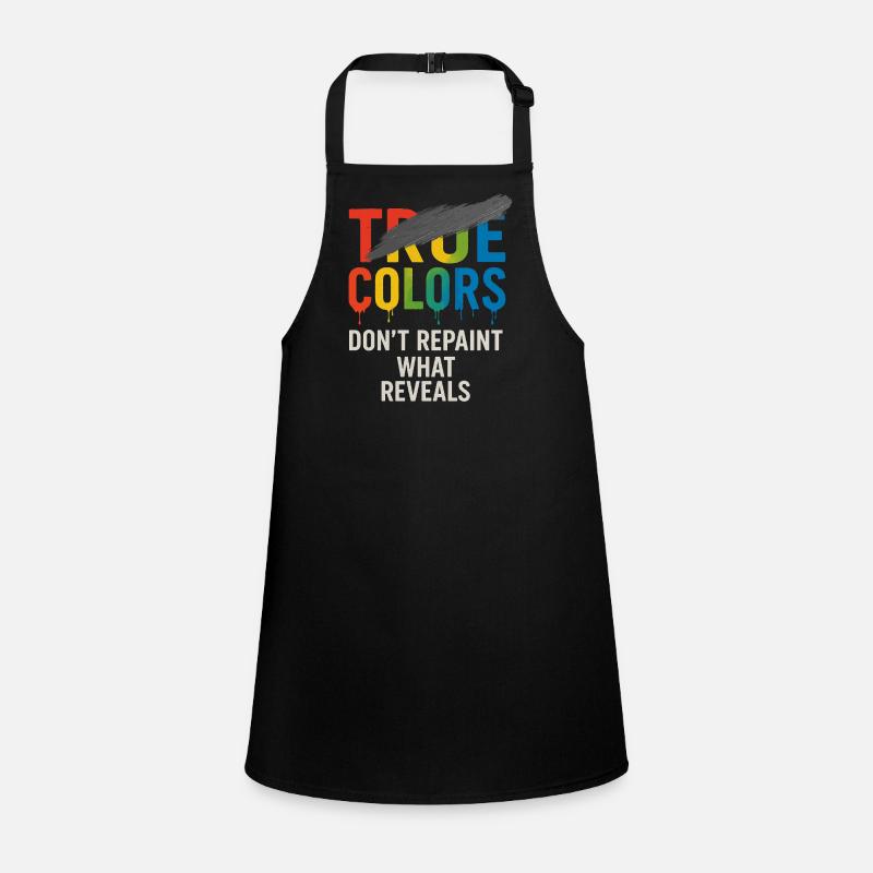 Les vraies couleurs ne repeignent pas ce qui révèle Tablier Enfant