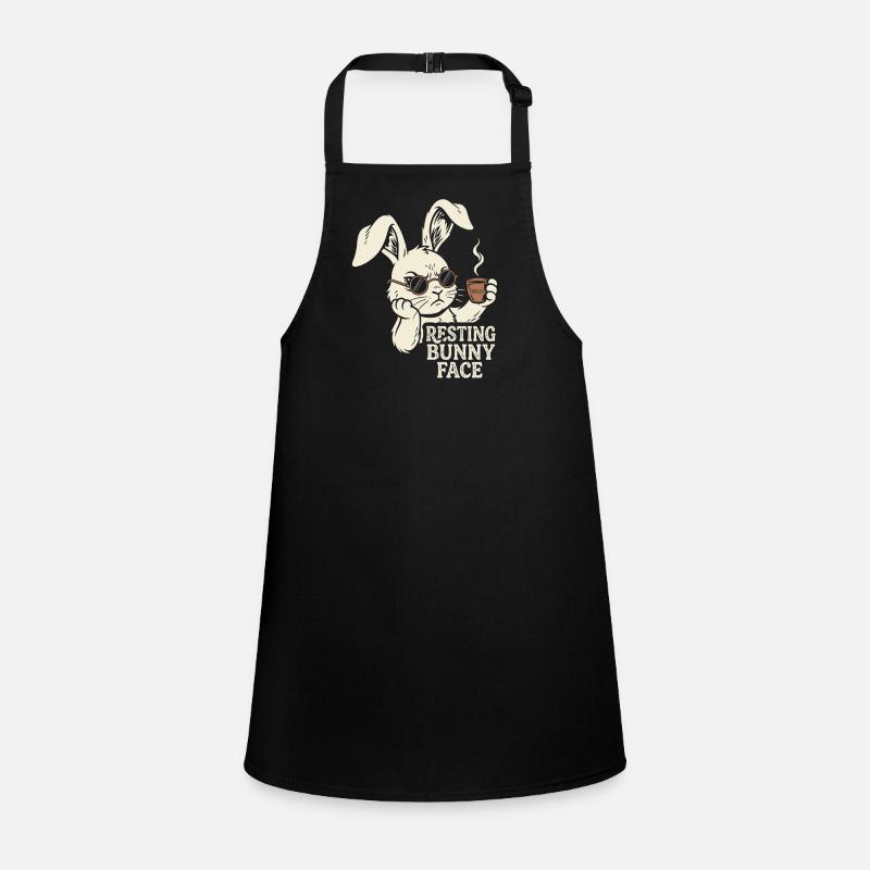 Grumpy Bunny Kaffee - Morgen Hase Tablier Enfant