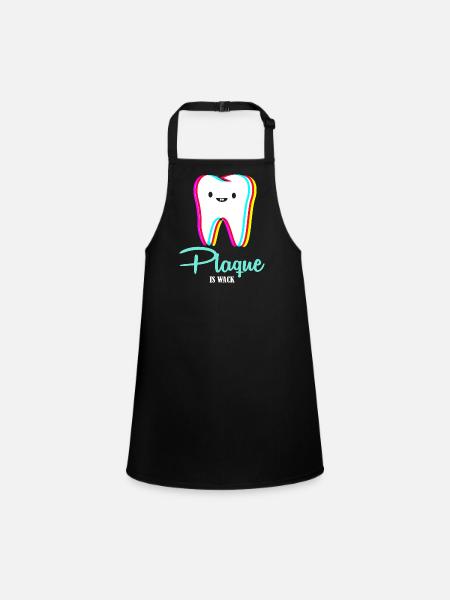 dentiste - Tablier Enfant - noir - Devant