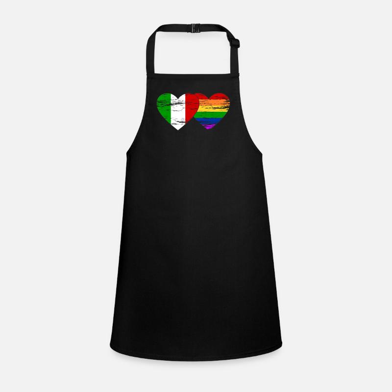 Drapeau arc-en-ciel de l’Italie utilisé Tablier Enfant