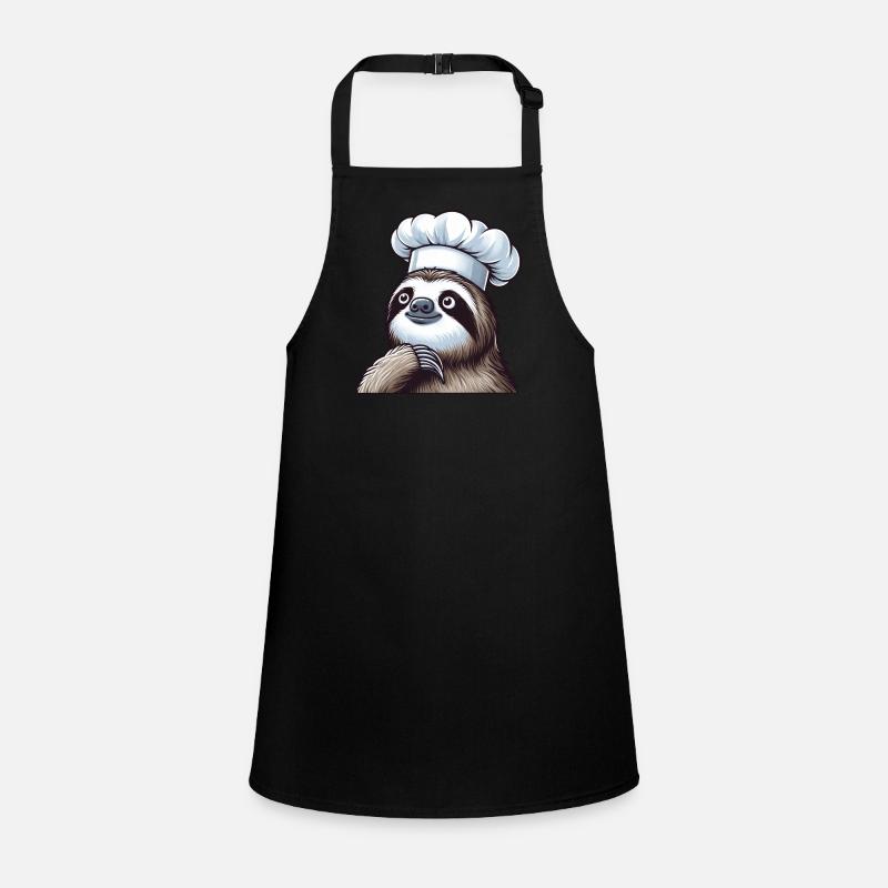 Cute Sloth en tant que chef Tablier Enfant
