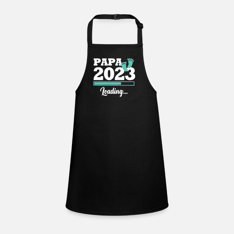 Papa 2023 wird geladen Schürze für Kinder