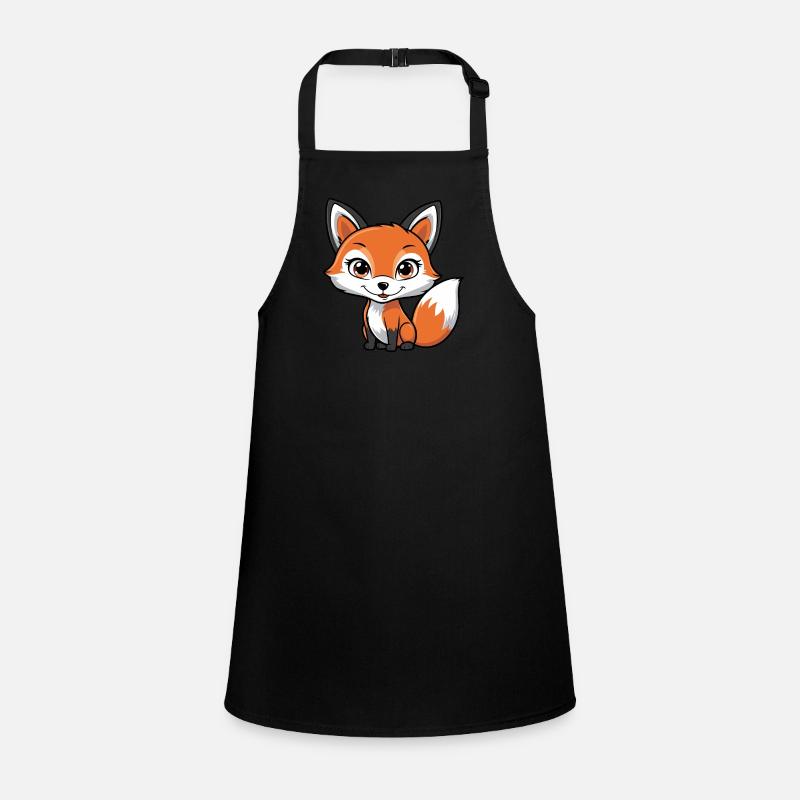 Renard mignon - Orange mignon avec de grands yeux Tablier Enfant