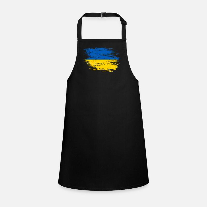 Ukraine Flagge used Schürze für Kinder