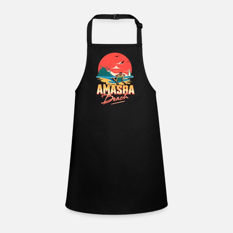 Amasra Beach Dream - 74 Bartin Turkey Gift Idea Children's Apron