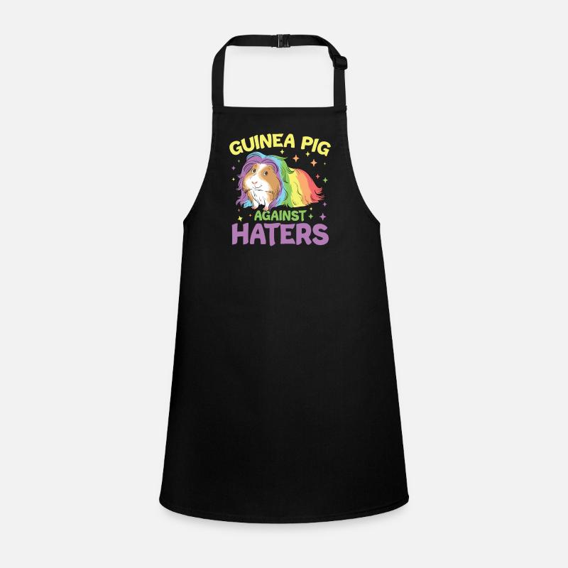 Guinea Pig Against Haters Schürze für Kinder