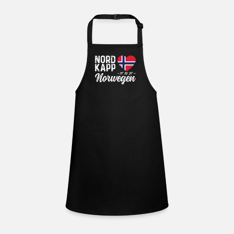 Norway Norway Coordinates Norway flag North Cape Children's Apron