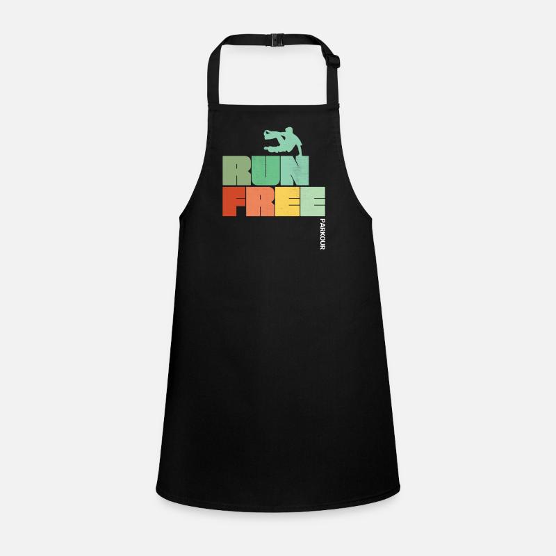 Parkour Run Free Children's Apron