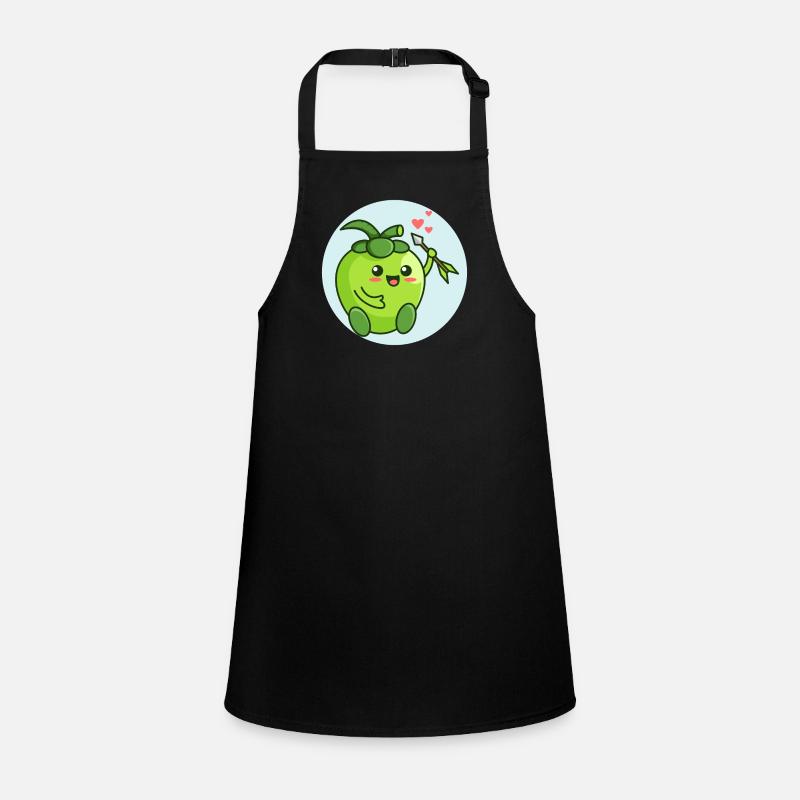 Cute organic apple Children's Apron