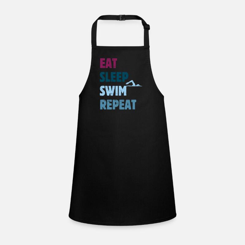 Eat Sleep Swim Repeat - Crawl Style - Crawl Children's Apron