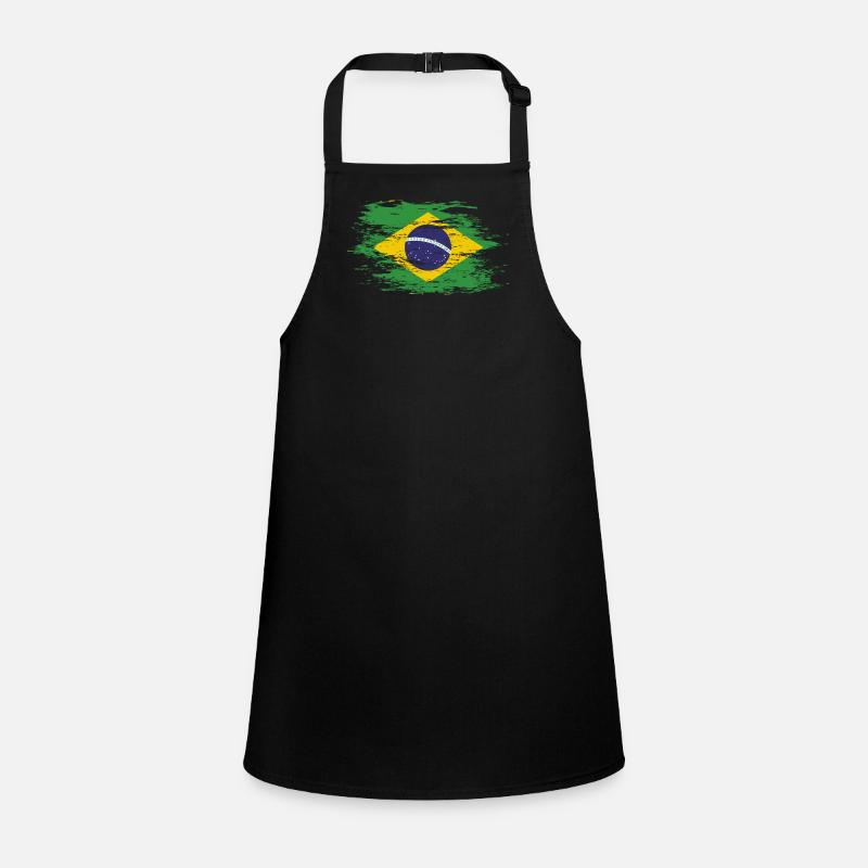 Brazil flag used Children's Apron