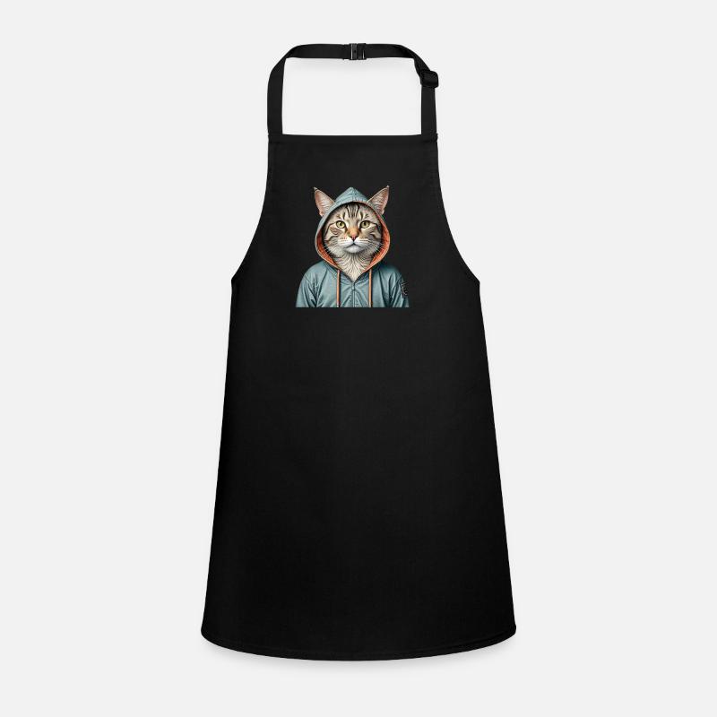 Cat wearing a jacket Children's Apron