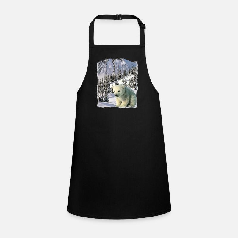 ours - Tablier Enfant - noir