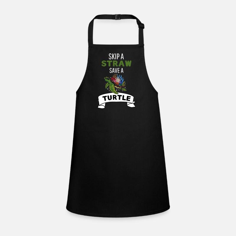 Ocean Animal Funny Gift Turtle Children's Apron