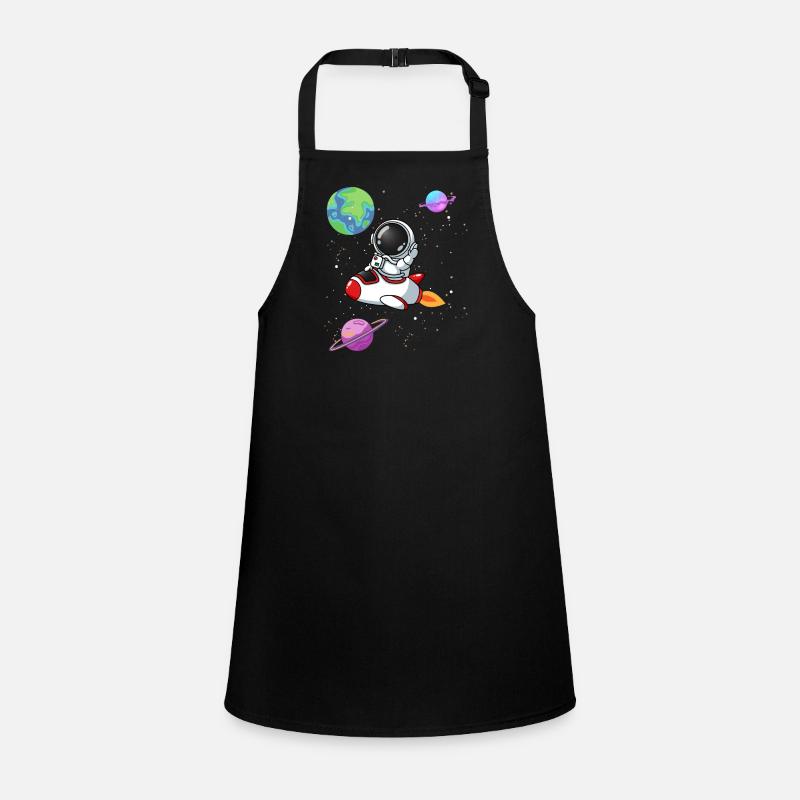 Astronaute Rocket Planet Space Astronomie Tablier Enfant