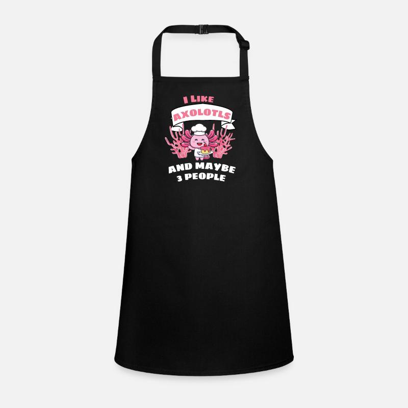 Tail Lurch Funny Gift Baker Axolotl Children's Apron