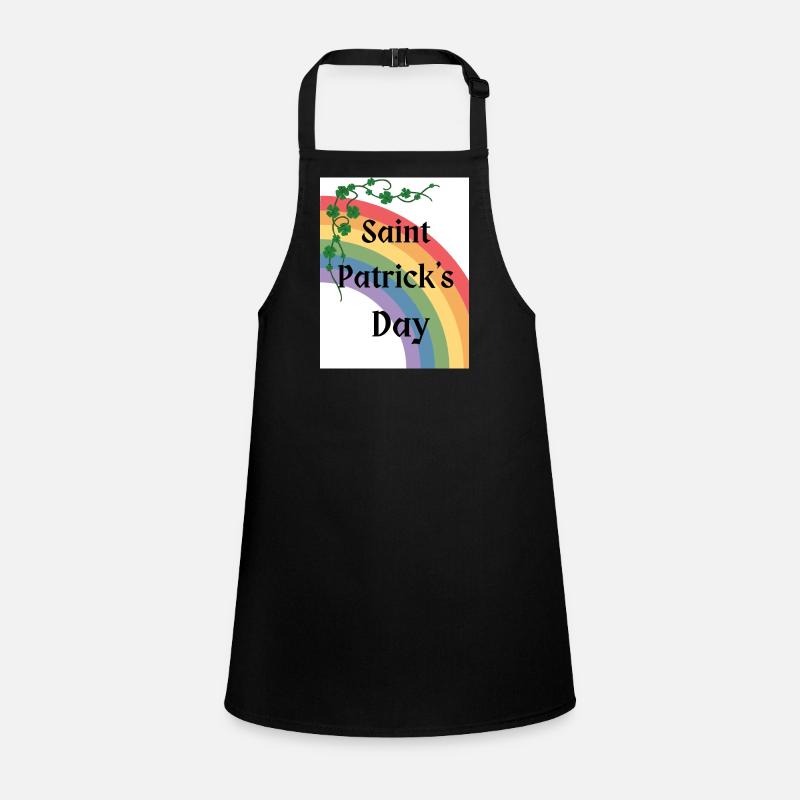 Saint Patrick's Day with rainbow Children's Apron