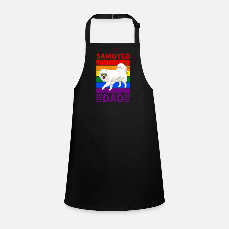 Samoyed Dad LGBTQ Children's Apron