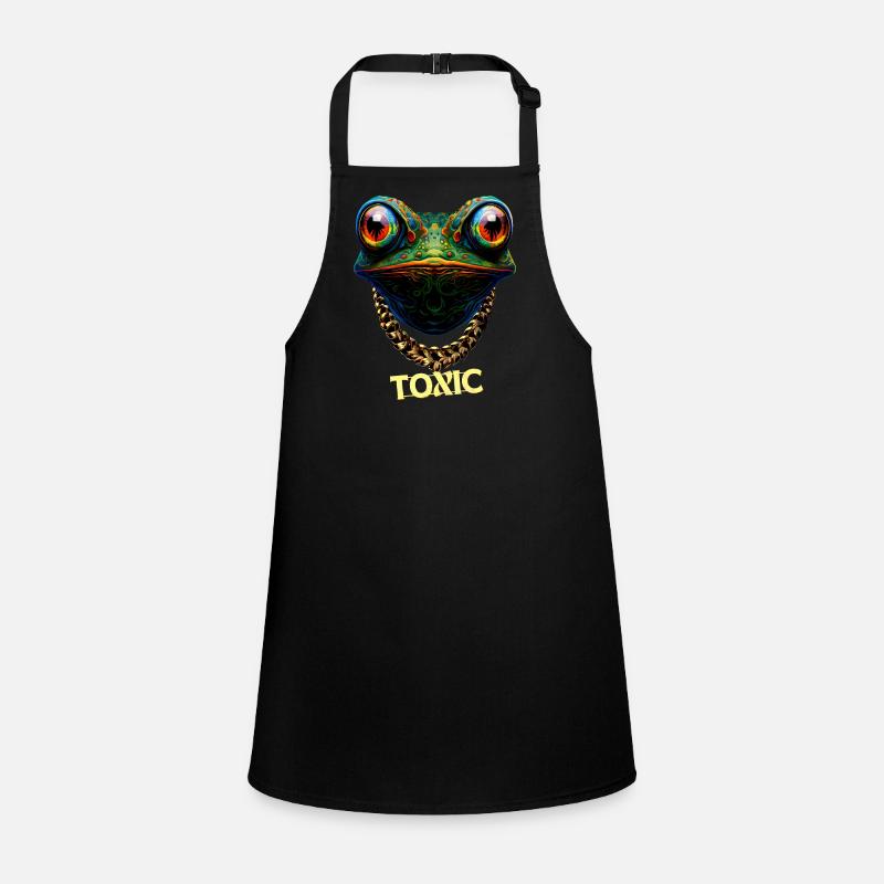 Cute toxic frog Children's Apron