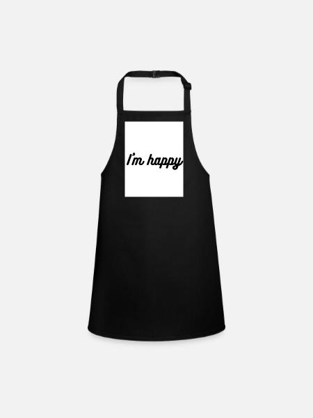 Positive attitude - Children's Apron - black - Front