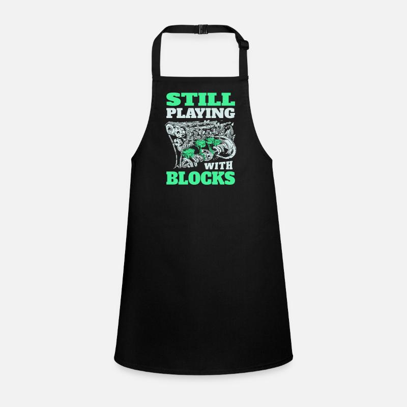 Still playing with blocks, Mechanics Engine Block Children's Apron
