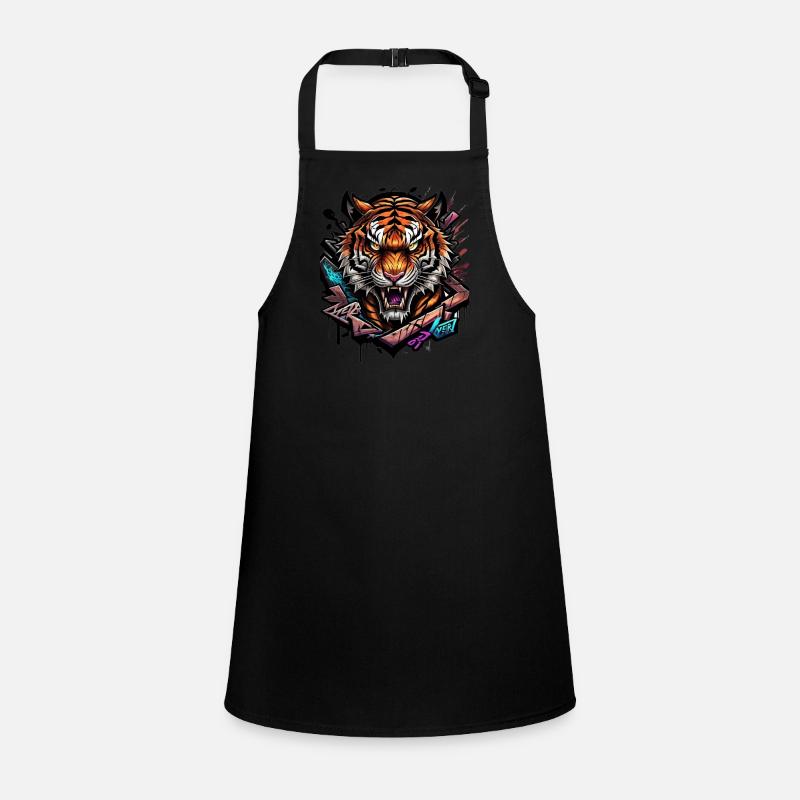 Evil Tiger Children's Apron