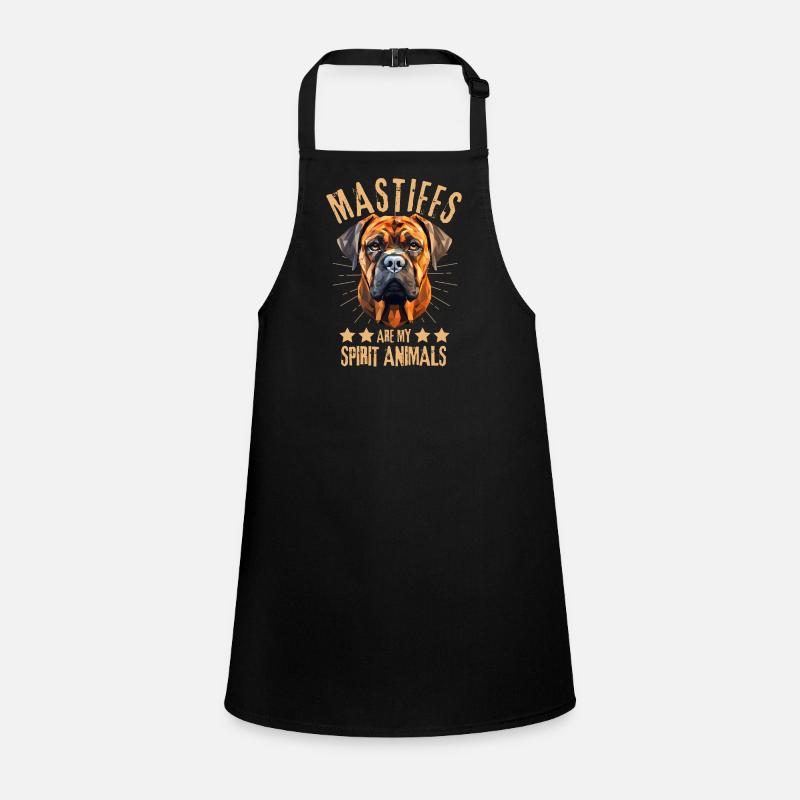 Mastiff Lover Geometry Mastiff Art Children's Apron