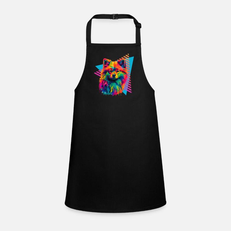 Miniature Spitz 80s Style Children's Apron