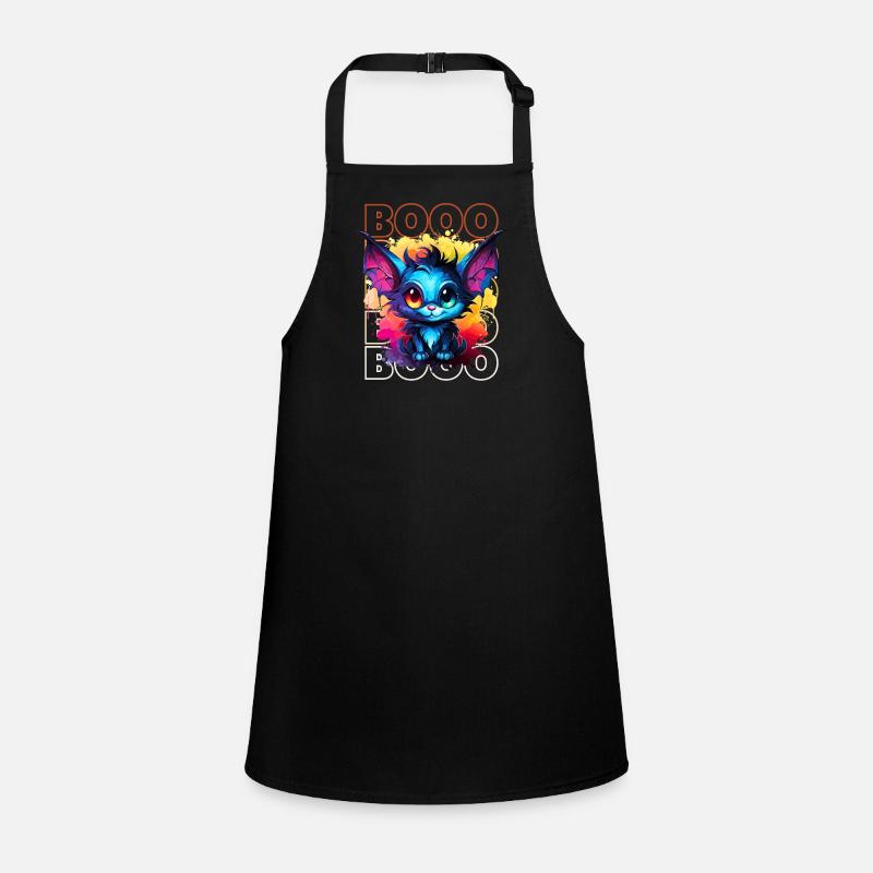 Chibi Swoop & Booo! Nighttime Flutter Tee! Children's Apron