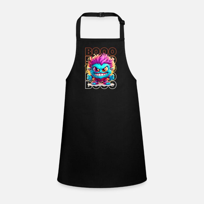 Chibi Howl & Booo! Adorable Werewolf Tee! Children's Apron